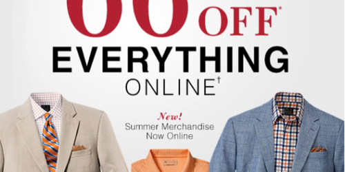 JoS. A. Bank: FREE Shipping + Extra 66% Off Regular Priced Items or 25% Off Clearance = Great Deals