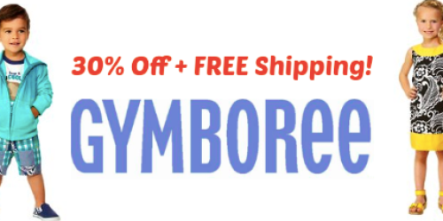 Gymboree.com: 30% Off + FREE Shipping on ANY Order (Rare Promo!)- Ends Tonight