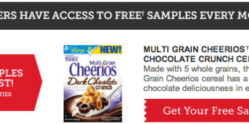 FREE Dark Chocolate Cheerios Cereal Sample (Limited Quantities – Check Your Inbox!)