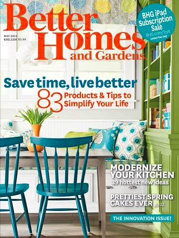 FREE 1 Year Subscription to Better Homes and Gardens Magazine ...