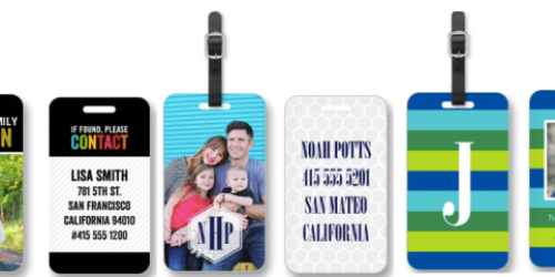 Shutterfly: FREE Custom Double-Sided Metal Luggage Tag (Just Pay Shipping) – Today Only
