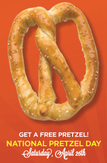Pretzelmaker & Philly Pretzel Factory Restaurants: FREE Pretzel on ...