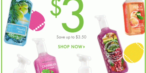 Bath & Body Works: Hand Soap As Low As $2.59 Each Shipped (Regularly Up to $6.50!) – Today Only