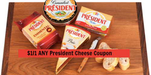 Rare $1/1 ANY President Cheese Coupon