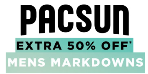 PacSun: 50% Off Men’s Markdowns = Nice Deals on Name Brand T-Shirts (Including Fox, Hurley & More!)