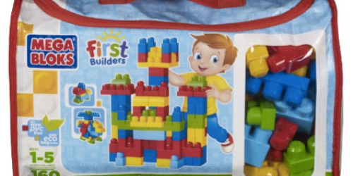 Amazon: Mega Bloks First Builders Deluxe Building Bag 160-Piece Only $17.99 (Reg. $29.99!)