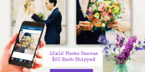 Easy Canvas Prints: 12×12 Photo Canvas $20 Shipped (Final Day!)