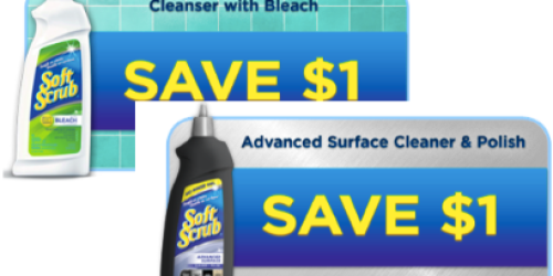 High Value $1/1 Soft Scrub Cleaner Coupons = Only $1 Each at Walgreens (Or Possibly Lower!)