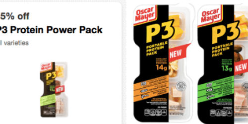 Target: Oscar Mayer P3 Protein Packs Only $0.27