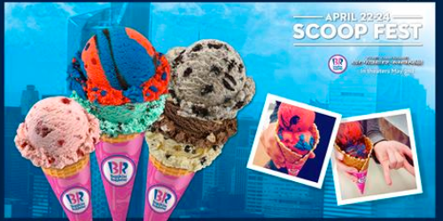 Baskin Robbins: $1, $2 or $3 Scoops (Through 4/24!)
