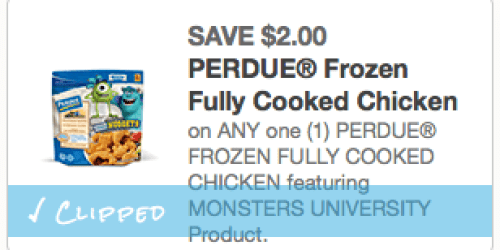 New $2/1 Perdue Frozen Fully Cooked Chicken Coupon = Monsters University Nuggets Only $2.98 at Walmart