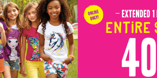 The Children’s Place: 40% Off Sitewide Sale Extended