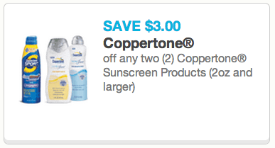 New $3/2 Coppertone Sunscreen Products Coupon
