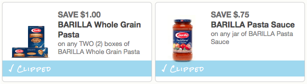 New Barilla Pasta &amp; Sauce Coupons (PLUS, Walmart Scenarios)