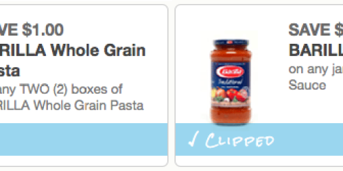 New Barilla Pasta & Sauce Coupons (PLUS, Walmart Scenarios)
