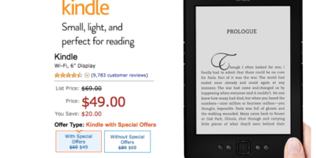 Amazon: 6″ Kindle Wi-Fi E-Reader Only $49 Shipped + More (Select Customers Only)