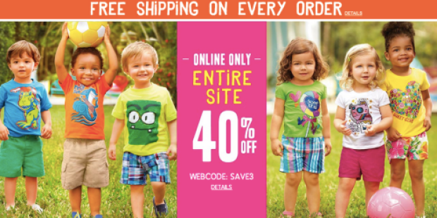 The Children’s Place: 40% Off + Free Shipping = Great Deals on Hats, Swim Bags and More