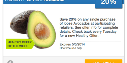 SavingStar: Score 20% Back on Your Avocados Purchase