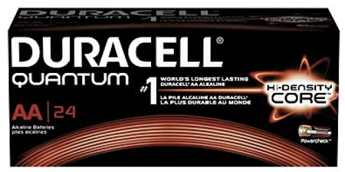 Staples.com: Duracell Quantum Alkaline AA Batteries 24 Pack Only $7.99 Shipped Today Only (Reg. $22.99)