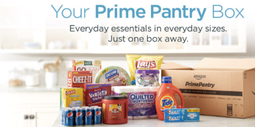 Amazon Prime Pantry: 45 Pounds of Pantry Essentials (Food, Soda, Laundry Detergent, + More) in Everyday Sizes – Only a $5.99 Delivery Fee