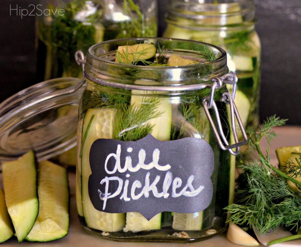 Garlic Dill Pickles Hip2Save