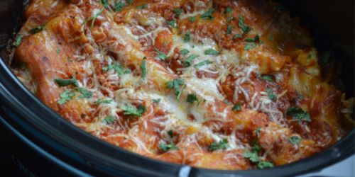 Slow Cooker Veggie Lasagna Recipe