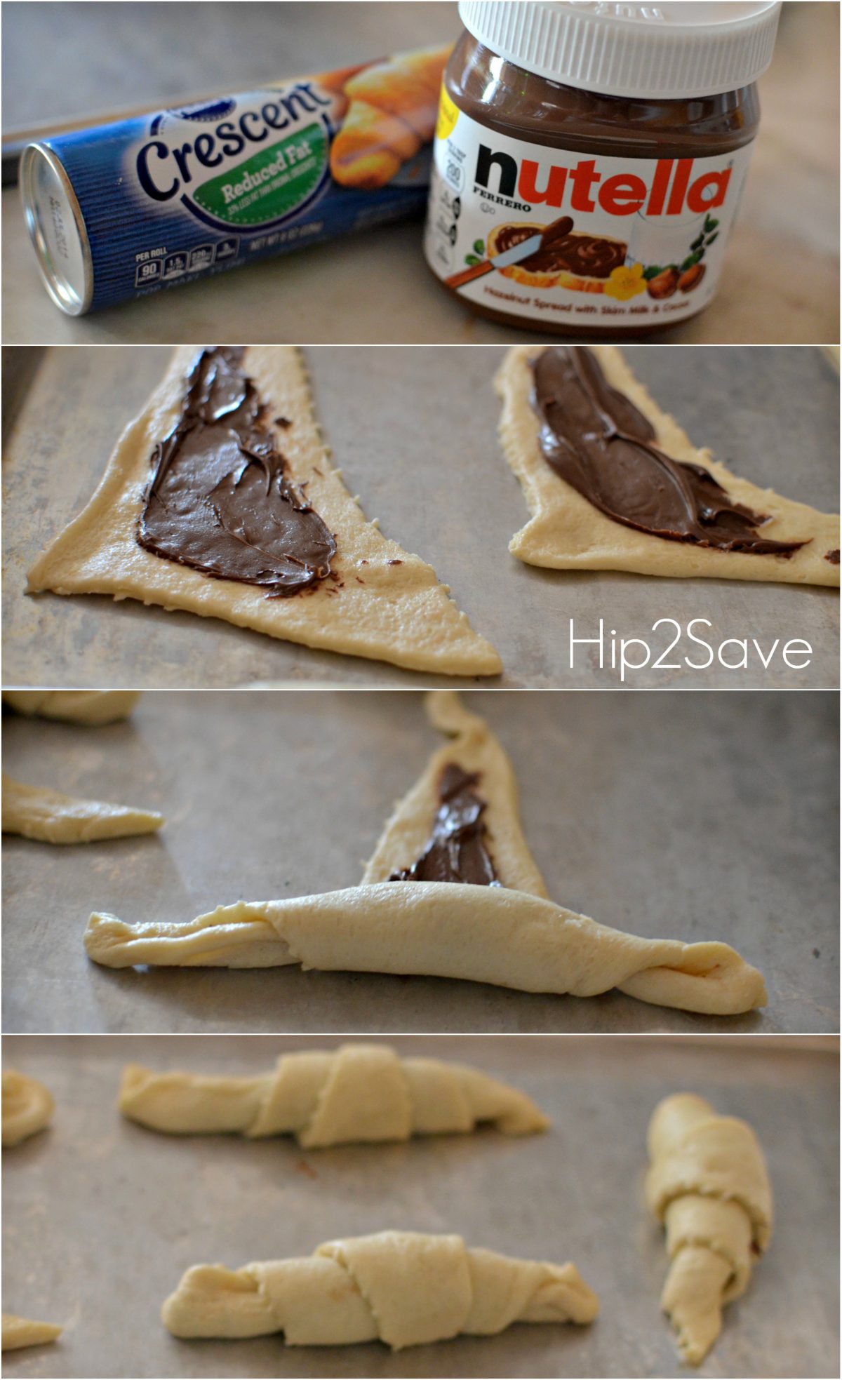 These Nutella Crescent Rolls are an Easy Breakfast Recipe