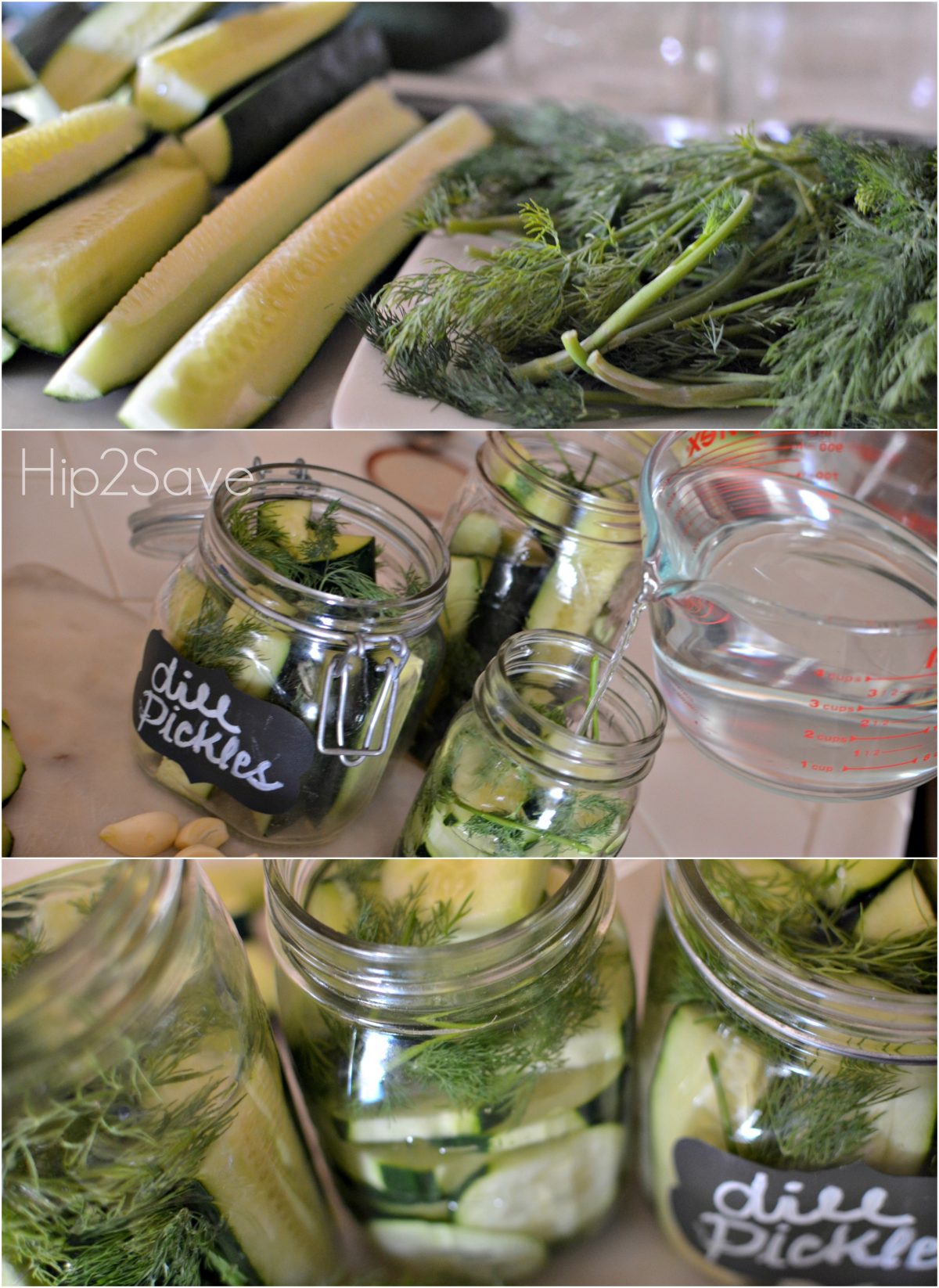 how to make refrigerator pickles Hip2Save