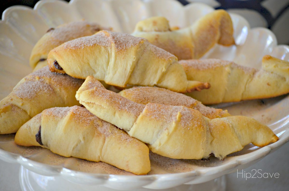 pillsbury crescents with nutella inside