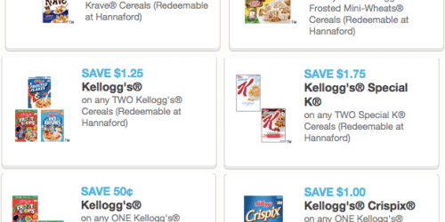 6 New & High Value Kellogg’s Cereal Coupons = Awesome Deals at Walgreens, CVS & More