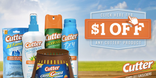 New $1/1 Cutter Coupon (NO Size Restrictions!) = Possibly FREE Citronella Candle at Walmart
