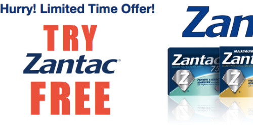 Zantac Rebate (Now Available to Print) = FREE Zantac at CVS, Rite Aid & Walgreens (Starting 5/4)