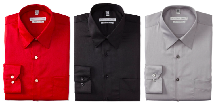Amazon: Geoffrey Beene Men's Regular-Fit Sateen Dress Shirts as Low as ...