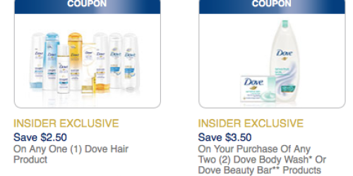 2 High Value Dove Personal Care Coupons = Advanced Hair Items Only $0.83 at Rite Aid + CVS Deal