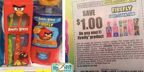 Walgreens: Firefly Toothbrushes As Low As 33¢ (+ FREE Single Toothbrushes at Walmart!)