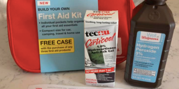 Walgreens: Hydrocortisone Anti-Itch Gel, Hydrogen Peroxide AND First Aid Bag Only $1.19 ($10+ Value)