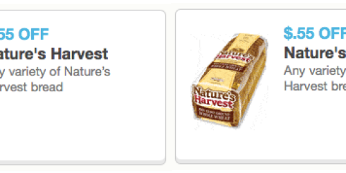 2 New $0.55/1 Nature’s Harvest Bread Coupons (+ $0.50/1 Thomas Product Coupon – Still Available!)
