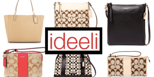 Groupon: 50% Off ideeli Voucher Still Available = Great Deals on Coach Handbags and Wallets