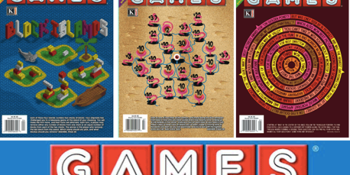 One Year Subscription to Games World of Puzzles Magazine Only $9.99 (Regularly $27!)
