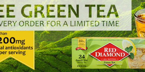 12-Count Box of Red Diamond Coffee K-Cups AND 24-Count Box of Green Tea Only $3.36 Shipped