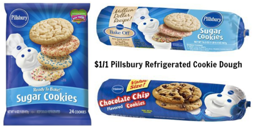 New & High Value $1/1 Pillsbury Refrigerated Cookie Dough Coupon = Only $1.50 at Walmart