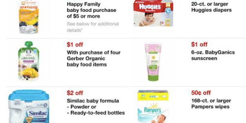 Target: New Baby Mobile Coupons (Huggies, Pampers, Earth’s Best, Similac & More!)