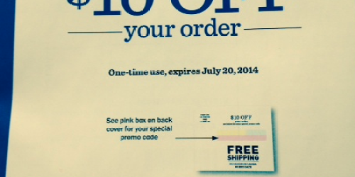 L.L. Bean: Possible $10 Off ANY $10 Order Coupon (Check Your Mailbox!) + Free Shipping = Free Items!?