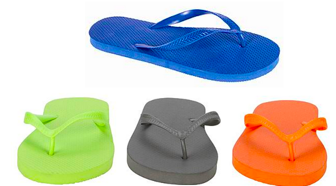 kmart flip flops 2 for $1