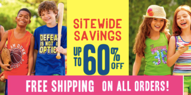 TheChildren’sPlace.com: FREE Shipping – No Minimum + 15% Off OR More = Great Deals (Today Only!)