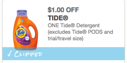 $1/1 Tide Detergent Coupon (Reset!) = Nice Upcoming Deals at Walgreens & CVS (Starting 5/25)