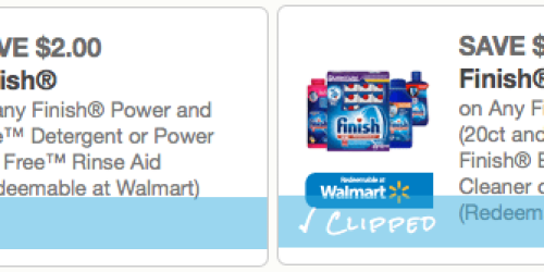 Two High Value Finish Coupons (Reset!) = Items as Low as Only 99¢ at Target