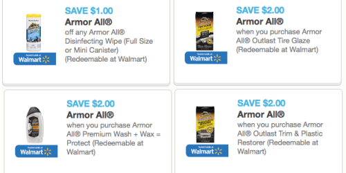 $7 in New Armor All Coupons…