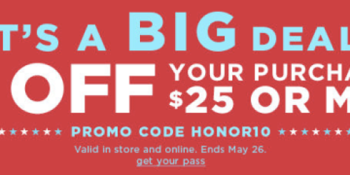 Kohl’s: *HOT* $10 Off $25 Coupon + Get an Extra 20% Off + Earn Kohl’s Cash = Awesome Deals
