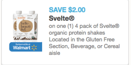 Rare $2/1 Svelte Organic Protein Shakes Coupon